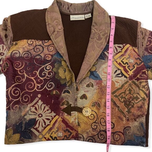 Vintage Gantos Quilted Bolero Jacket - Picture 4 of 9